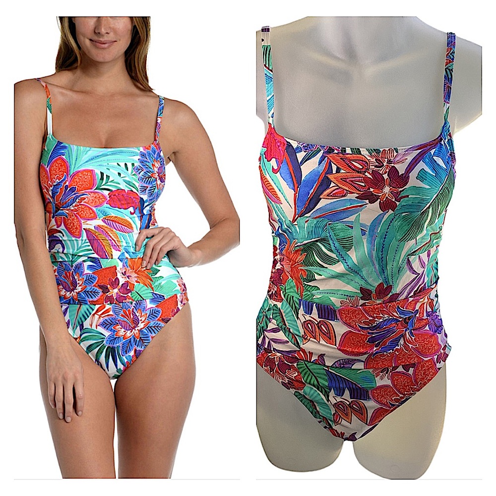La Blanca Tropics of Tropez One Piece Swimsuit. B12